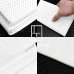 画像2: パンチング三つ折り財布/圧倒的な収納力。シンプル×前衛的デザイン/ホワイト (2)