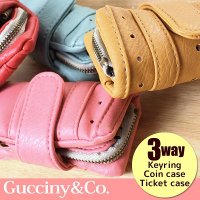Gucciny&Co 【コインケース付き4リングキーケース】