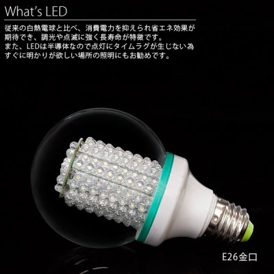 画像2: 高輝度LED電球/省電力、長寿命LED184灯搭載
