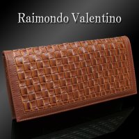 Raimondo Valentino◆長財布◆上品な編み込みメッシュ生地