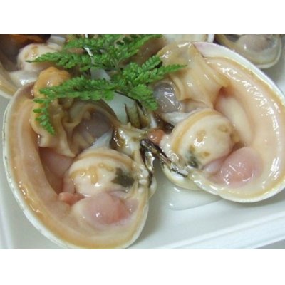 画像1: 【冷凍食品】大あさり　半割り　手のひらサイズ　三河産ウチウラサキ貝　たっぷり1K