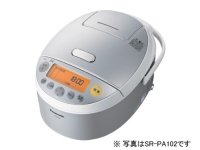 Panasonic 可変圧力IHジャー炊飯器 おどり炊き 10合 シルバー SR-PA182-S
