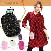 ◆【即納】Gucciny&Co 【ハートキルティング・ラウンドファスナーガジェットケース】【iphone5・iphone4s】