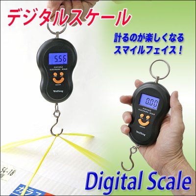 画像2: 【日本語パッケージ！】可愛い吊り下げ型デジタルスケール☆10gから40kgまで☆　4色