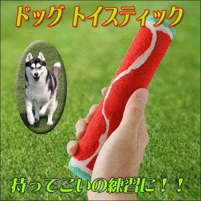 画像2: 【ペット用品】早く投げてワン♪♪ワンちゃんと遊ぼう＆しつけに♪ドッグトイスティック　赤