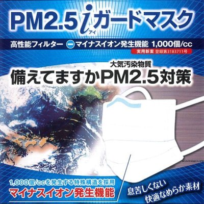 画像1: PM2.5 アイ・ガードマスク【30枚入】 