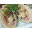 画像1: 【冷凍食品】大あさり　半割り　手のひらサイズ　三河産ウチウラサキ貝　たっぷり1K (1)