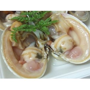 画像: 【冷凍食品】大あさり　半割り　手のひらサイズ　三河産ウチウラサキ貝　たっぷり1K