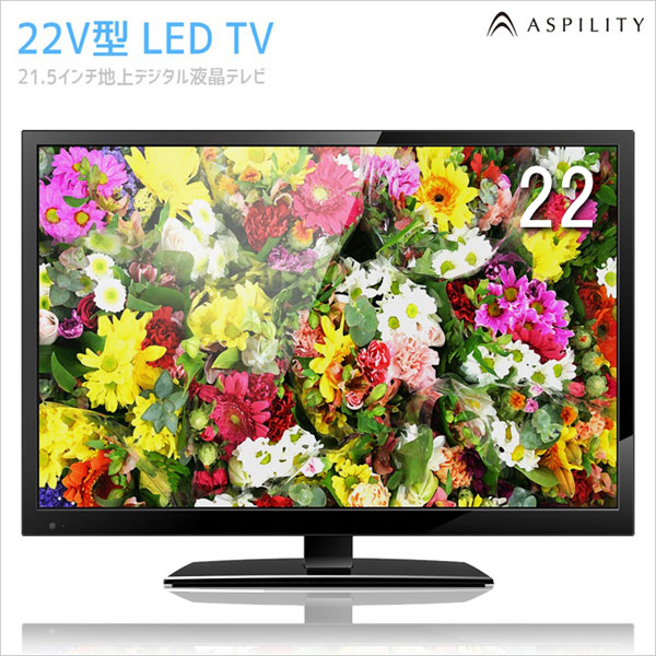 22V型デジタルフルハイビジョンLED液晶テレビ LE-M22BD01H - PC/タブレット